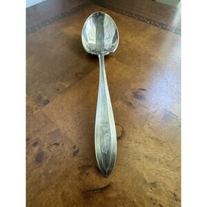 Antique 1914 Patrician Sugar Spoon Silver-plated, by Community Plate, Monogram